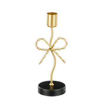 Sale Mica Decorations Kandelaar Strik Goud 18cm