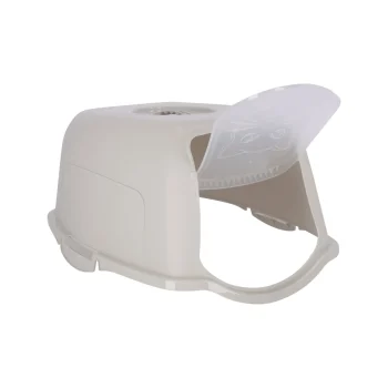 Online Rotho MyPet Kattenbak Bailey 56cm Zwart/zand