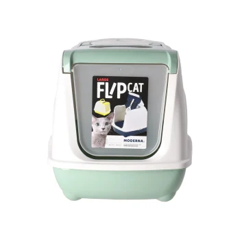 Sale Moderna Kattenbak Flipcat 50cm Muntgroen
