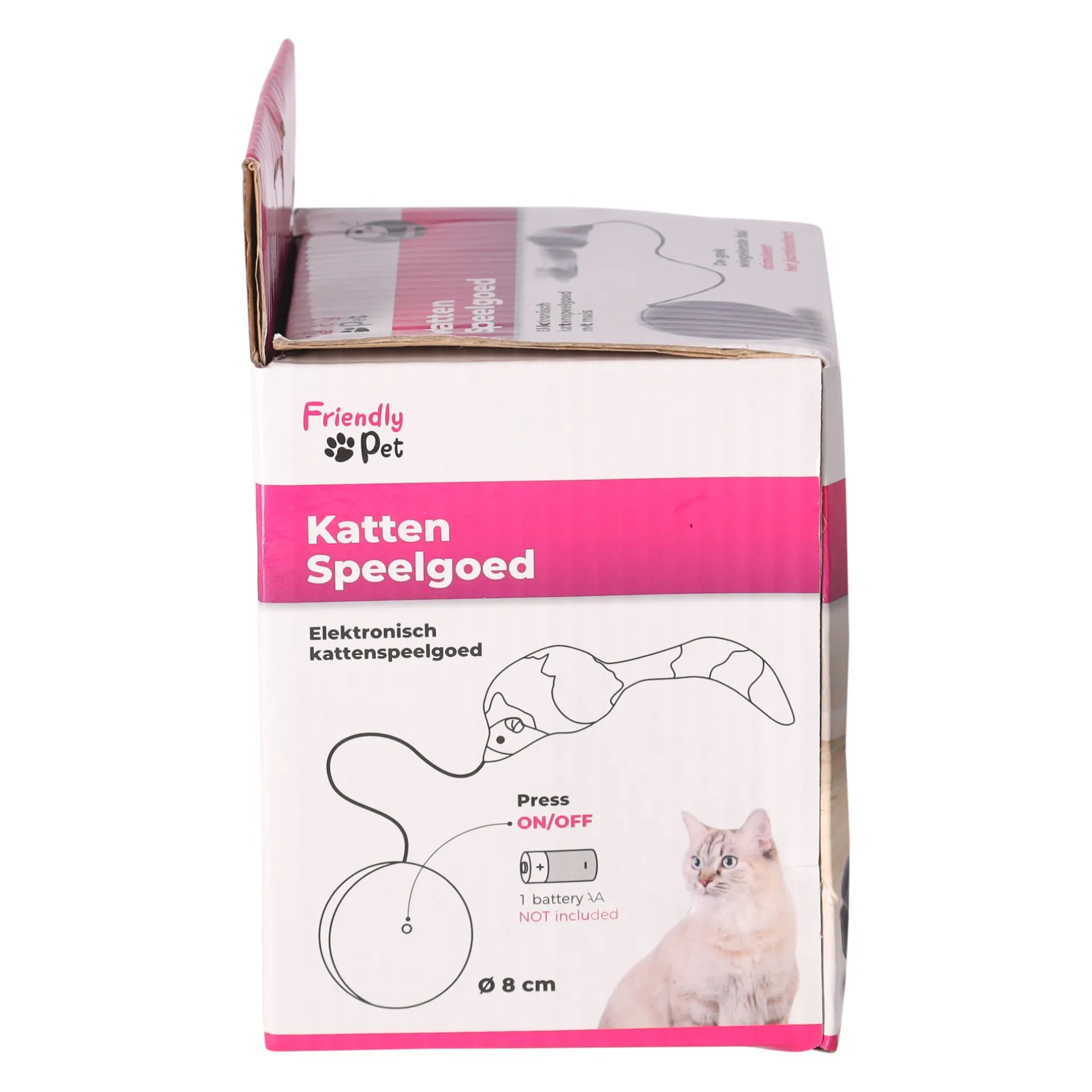 kattenspeeltje-boula-bewegende-UUzzXkLH-1.webp Hot Friendly Pet Kattenspeeltje Boula Bewegende Bal Met Muis Grijs D8...