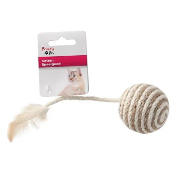 Discount Friendly Pet Kattenspeeltje Frits Bal+veer+ratel D6cm FP