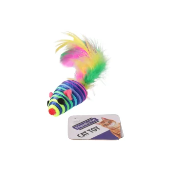 New Friendly Pet Kattenspeeltje Muis Babby 5cm Assorti