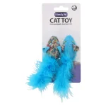 New Friendly Pet Kattenspeeltje Muis Marlyn Blauw