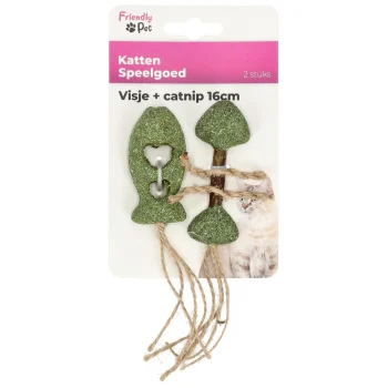 Sale Friendly Pet Kattenspeeltje Visje Met Catnip 16 Cm 2st.