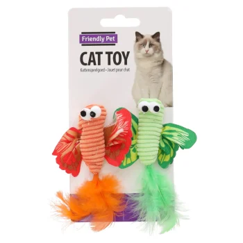 Clearance Friendly Pet Kattenspeeltje Vlinder 17cm
