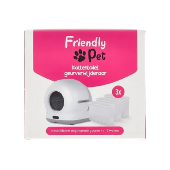 Fashion Friendly Pet Kattentoilet Geurverwijderaar 3st.