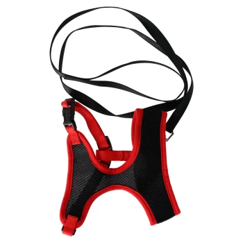 New Friendly Pet Kattentuig Zwart/rood 15mmx120cm