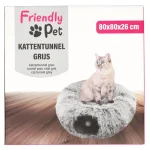 Hot Friendly Pet Kattentunnel Grijs