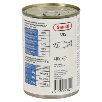 Discount Smulti Kattenvoer Blik 410 Gram Vis