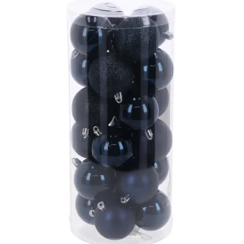 Clearance O'malley Kerstbal 4cm Mix 24st Night Blue