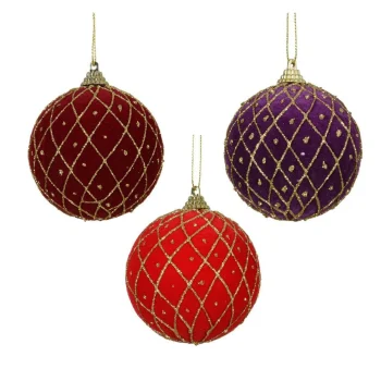 Fashion Kerstbal Foam 8 Cm