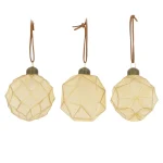 Sale Natural Collections Kerstbal Glas Goud 8cm