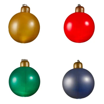 Clearance Kerstbal Opblaasbaar 40cm
