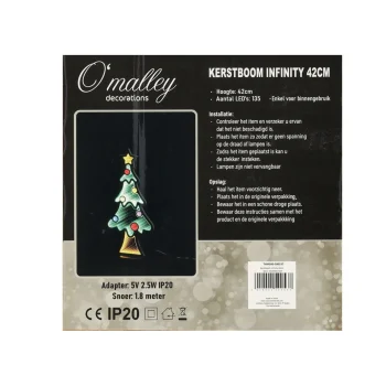 Best O'malley Kerstboom Infinity 42 Cm