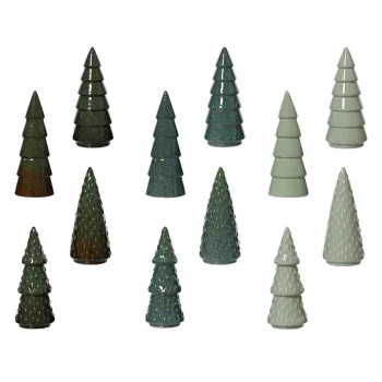 Fashion Kerstboom Porselein Groen 20 Cm