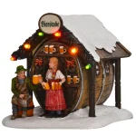 Best Luville Kerstdorp Bierstube 11x11x11cm