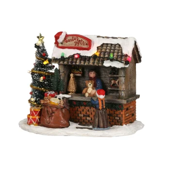 Clearance Luville Kerstdorp Cadeaukraam 13x8x11cm