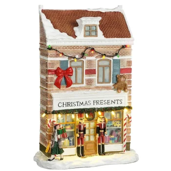 Outlet Luville Kerstdorp Cadeauwinkel 19x9x26cm