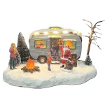 Online Kerstdorp Caravan 24x15x14cm