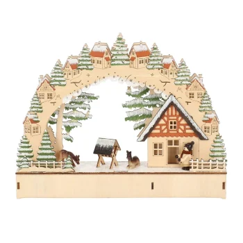 Online O'malley Kerstdorp Chalet 30 X 23 Cm