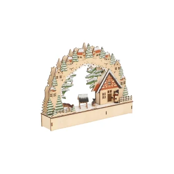 Online O'malley Kerstdorp Chalet 30 X 23 Cm