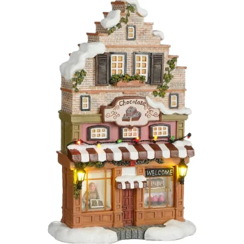 Online Luville Kerstdorp Chocoladewinkel 17x8x27cm