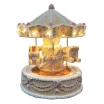 Outlet Kerstdorp Draaimolen 13x13x16cm