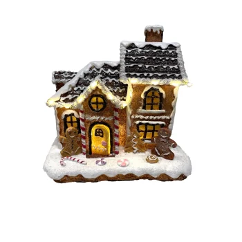 Sale O'malley Kerstdorp Gingerbread Man 20x19cm