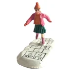 Hot Kerstdorp Hinkelend Meisje 6 Cm