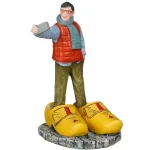 Fashion Luville Kerstdorp Hollandse Toerist 5 X 4 X 7 Cm