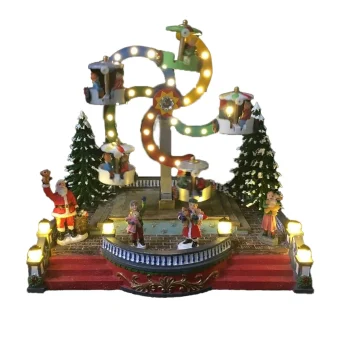 Sale Kerstdorp Kermis Swirl 22cm