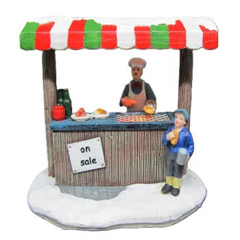 New Kerstdorp Kraam BBQ 11 X 8 X 10 Cm