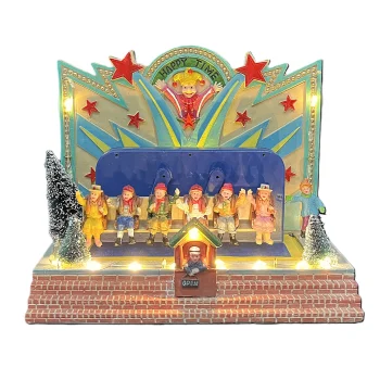 Outlet Kerstdorp Lambada 19x11x16cm