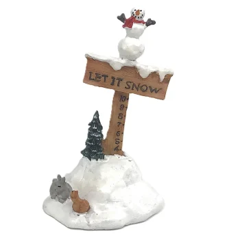 Fashion Kerstdorp Let It Snow