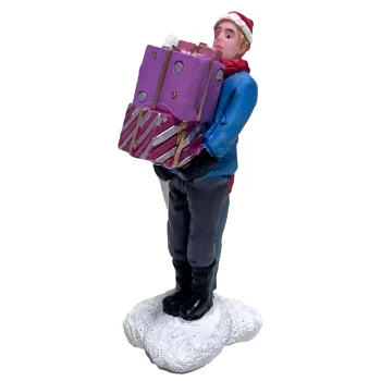 New Kerstdorp Pakjesbezorger