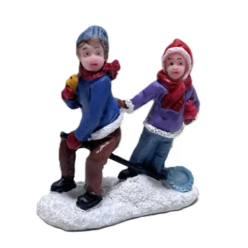 Best Kerstdorp Spelende Kinderen