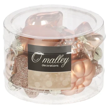 Outlet O'malley Kersthanger Mix 12st. Roze Goud
