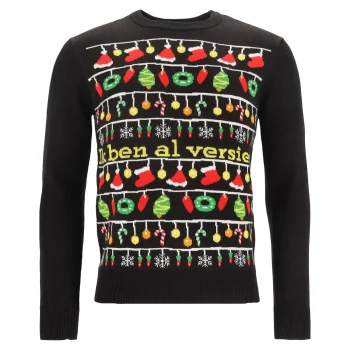 Hot Kersttrui Versierd XS