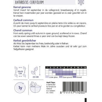 Sale Horti Tops Kervel Zaad