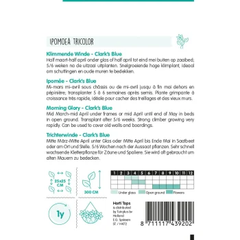 Fashion Horti Tops Klimmende Winde Clark Blue