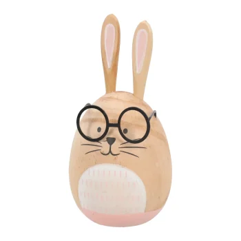 New Natural Collections Konijn Hout 14cm