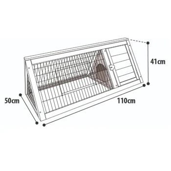 Hot Flamingo Konijnenhok Tipi Classic 110cm