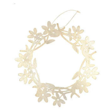 Discount Krans Metaal 30 Cm Gold Wash