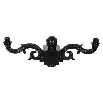 Best Diamant Lamp Kroon Katwijk 2 Lamps Zwart