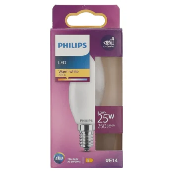 Discount Philips Lamp LED Kaars Mat 25W E14