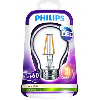 Sale Philips Lamp LED Peer Deco 60W E27