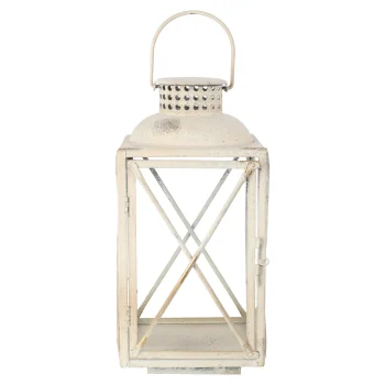 Outlet O'malley Lantaarn Antiek Wit 39 Cm