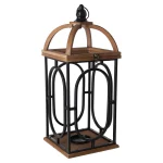 Hot O'malley Lantaarn Hout 23 X 58 Cm