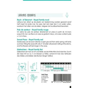 Outlet Horti Tops Lathyrus Royal Family Rood