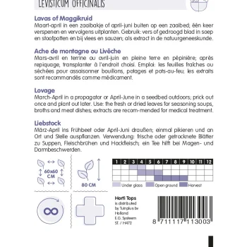 New Horti Tops Lavas / Maggikruid Zaad